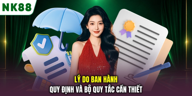 Mục đích ban hành điều kiện điều khoản và bộ quy tắc NK88 Lý do ban hành quy định và bộ quy tắc cần thiết